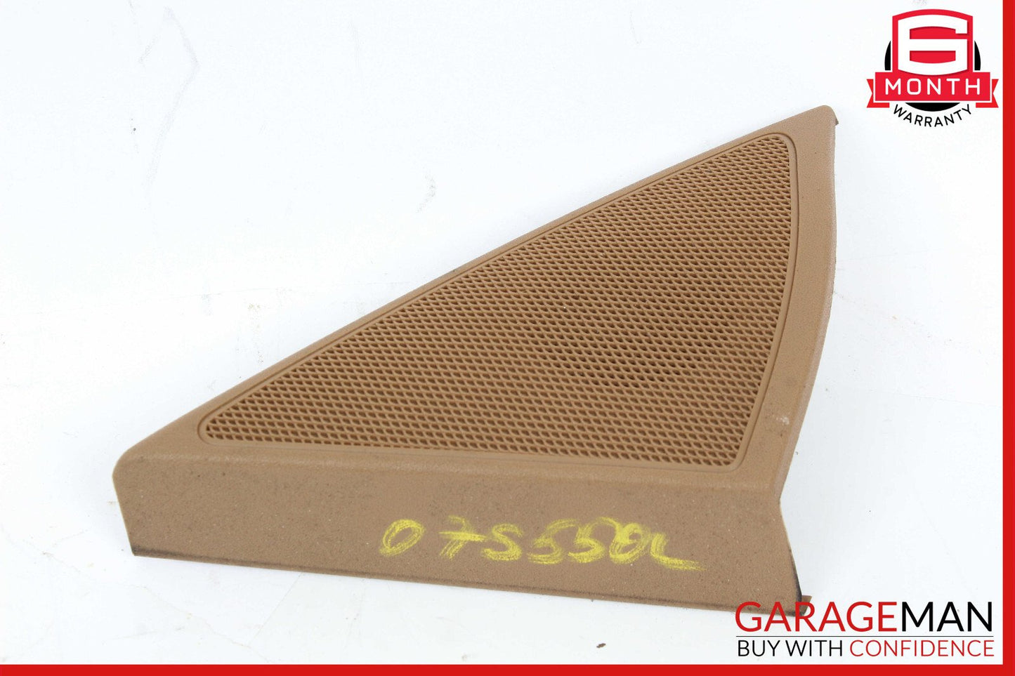 07-13 Mercedes W221 S500 S550 Front Left Side Door Tweeter Speaker Cover Brown