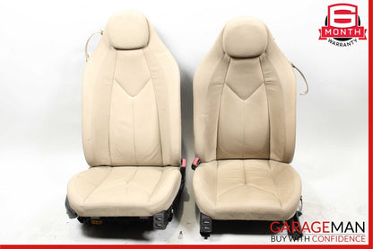 05-11 Mercedes R171 SLK280 Front Complete Seats Cushion Cover Assembly Set Beige
