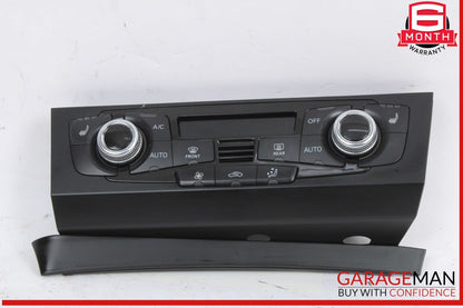 13-17 Audi Q5 A4 A5 Front A/C AC Climate Control Switch Panel Assembly OEM