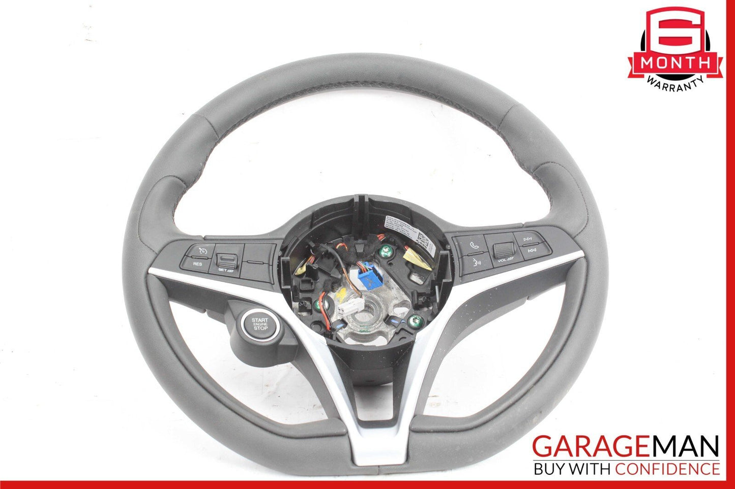 17-22 Alfa Romeo Giulia Steering Wheel w/ Switch Buttons 01561396750 OEM