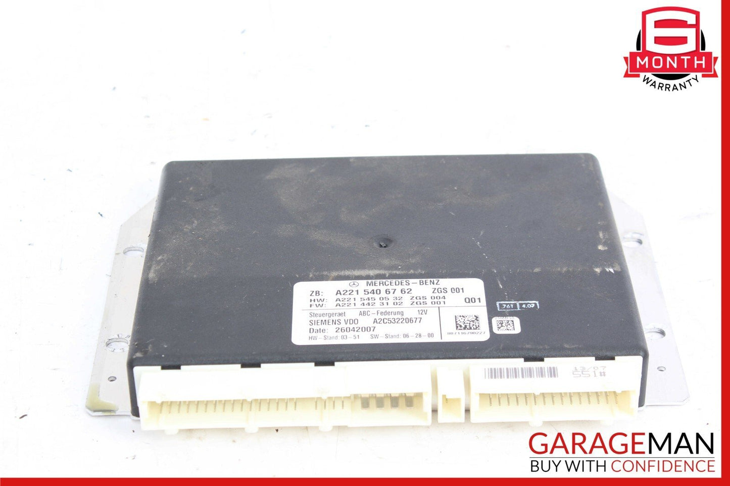 07-14 Mercedes W216 CL550 CL63 Active Body Control ABC Suspension Module Control