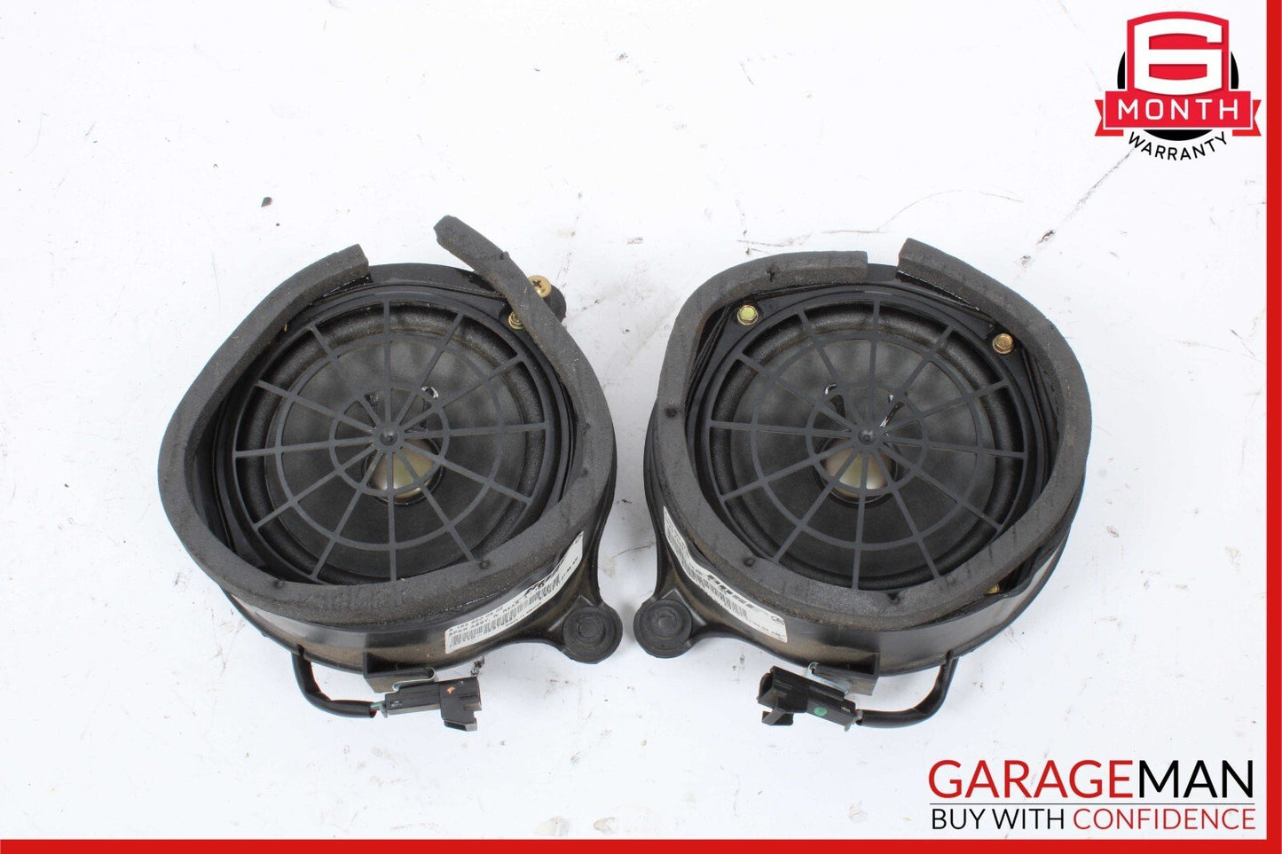 98-05 Mercedes W163 ML55 AMG Rear Right & Left Door Audio Sound Speaker Set of 2
