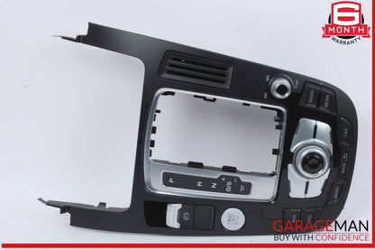 13-16 Audi A5 A4 SQ5 Front Center Console Trim Panel w/ Switches 8T0919611L OEM