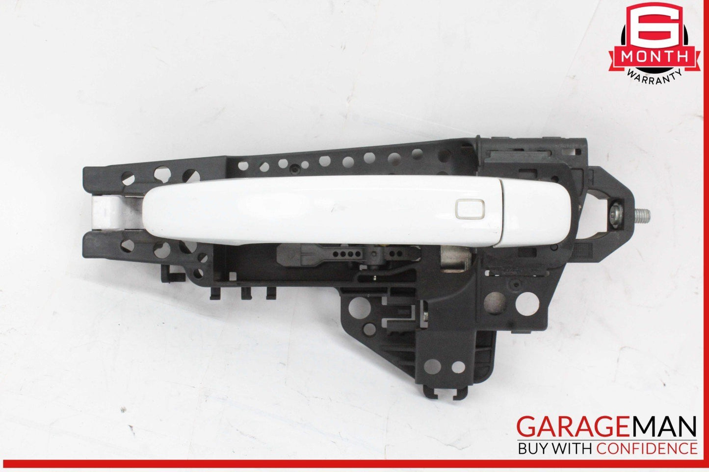 09-16 Audi A4 A5 Rear Left Driver Side Exterior Door Handle White 8T0837885A OEM
