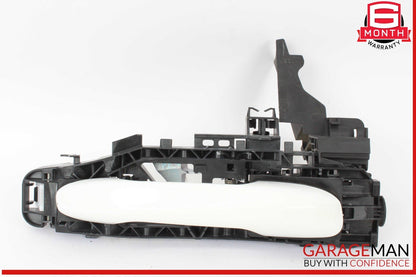 15-20 Mercedes W205 C300 Front Right Keyless Go Exterior Door Handle White OEM