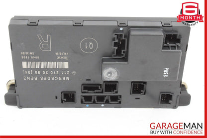 03-09 Mercedes W211 E350 E550 E55 Front Right Passenger Door Control Module OEM