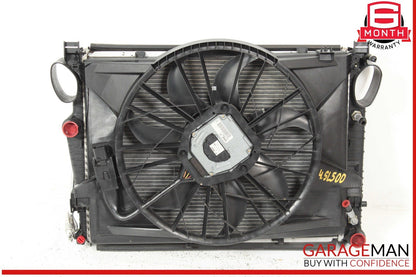 03-06 Mercedes R230 SL500 Engine Motor Cooling Radiator Fan Shroud A/C Condenser