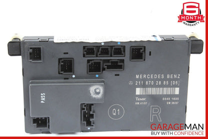 03-09 Mercedes W211 E350 E500 E550 Front Right Passenger Door Control Module OEM