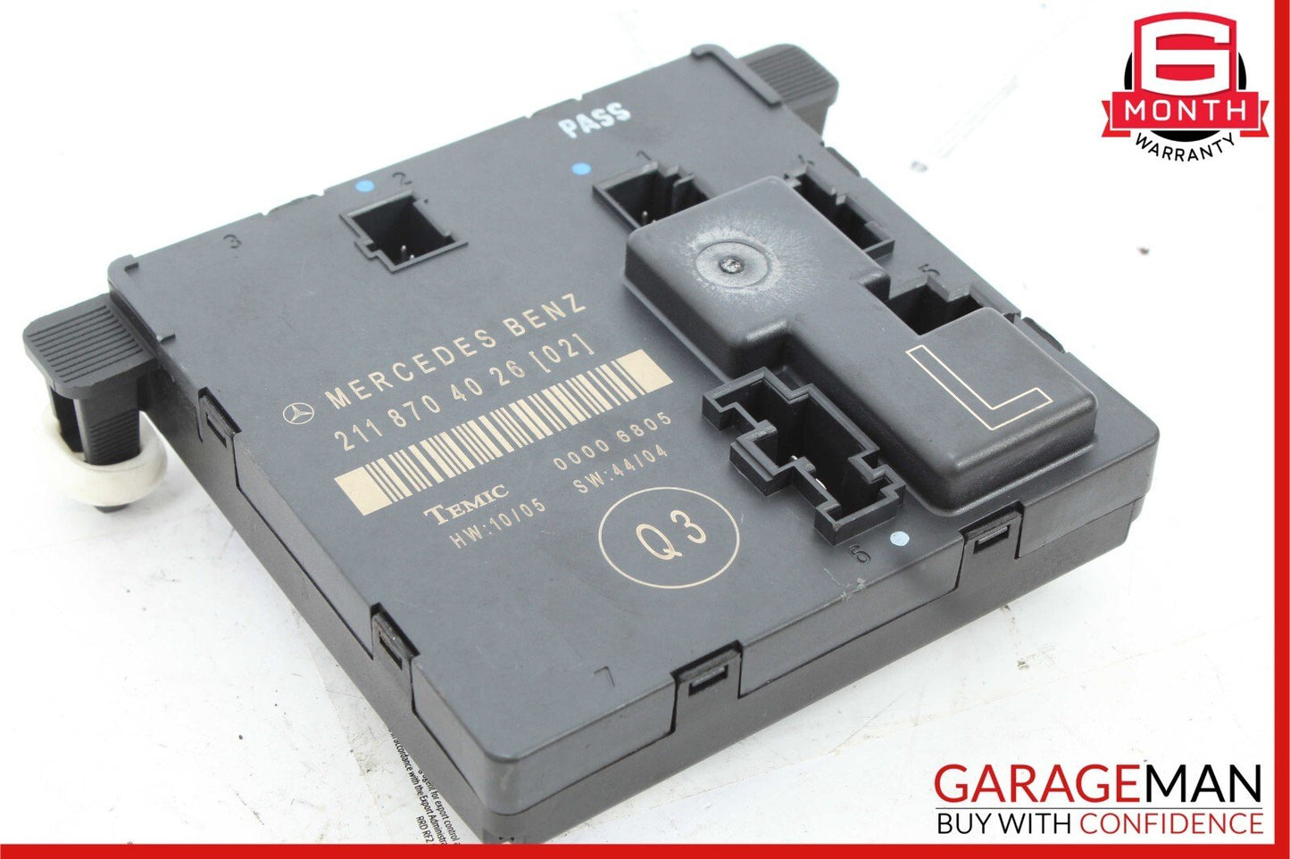 03-09 Mercedes W211 E350 E63 AMG Rear Left Driver Side Door Control Module Unit