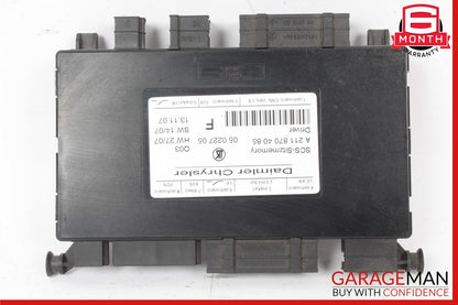 03-11 Mercedes R171 SLK280 Front Left Seat Control Module 2118704085 OEM