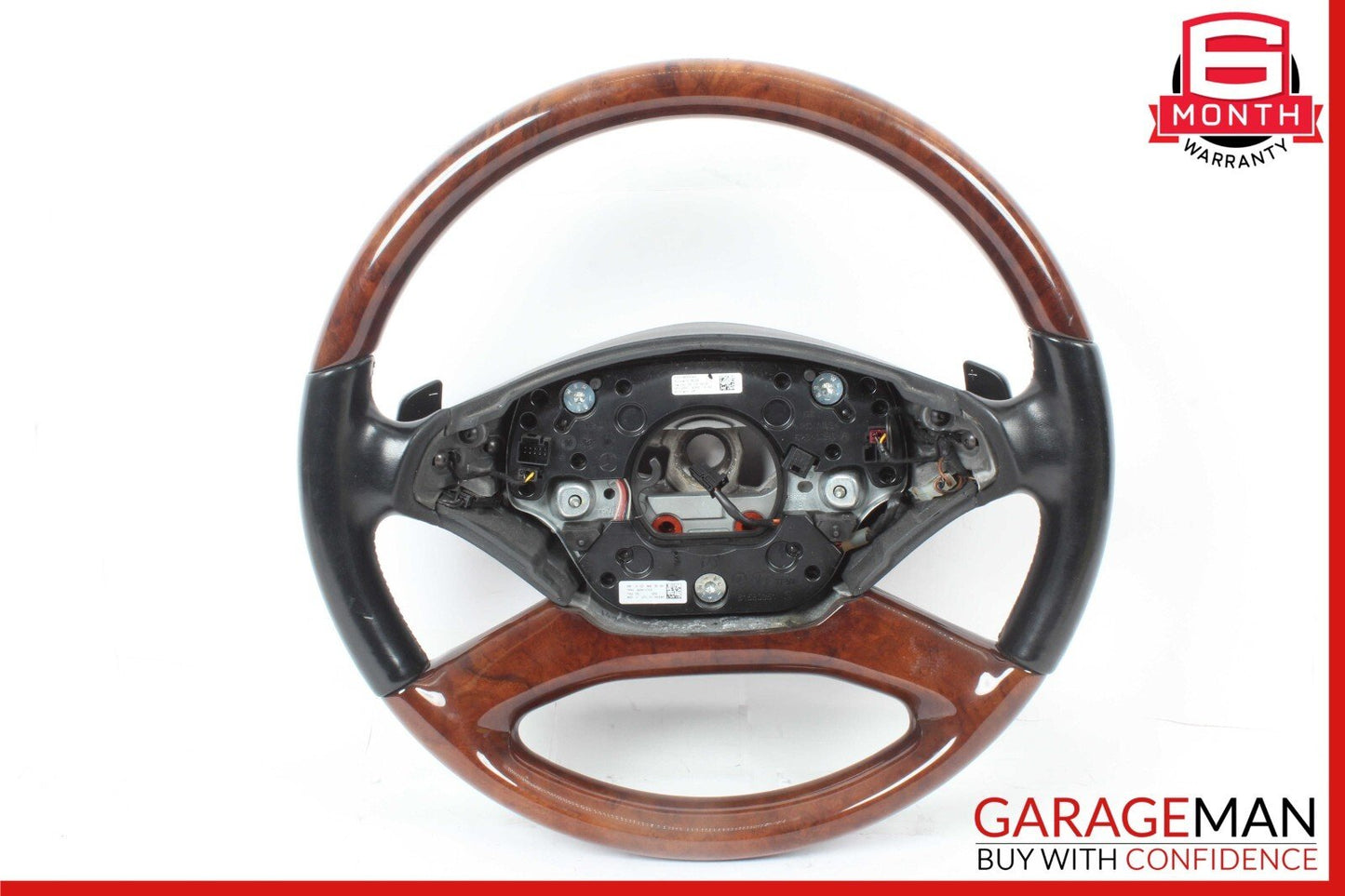 10-14 Mercedes W221 S400 S550 CL550 Steering Wheel w/ Paddle Shifters Black OEM