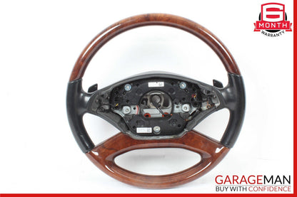10-14 Mercedes W221 S400 S550 CL550 Steering Wheel w/ Paddle Shifters Black OEM