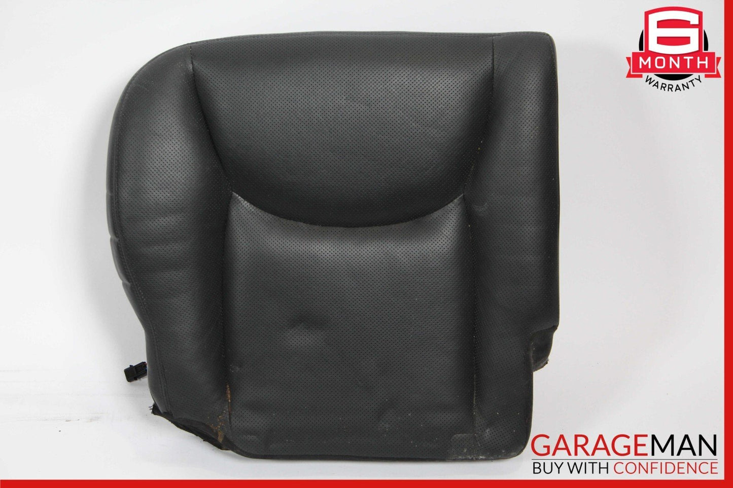 03-06 Mercede W220 S600 Rear Left Side Lower Bottom Seat Cushion Black OEM