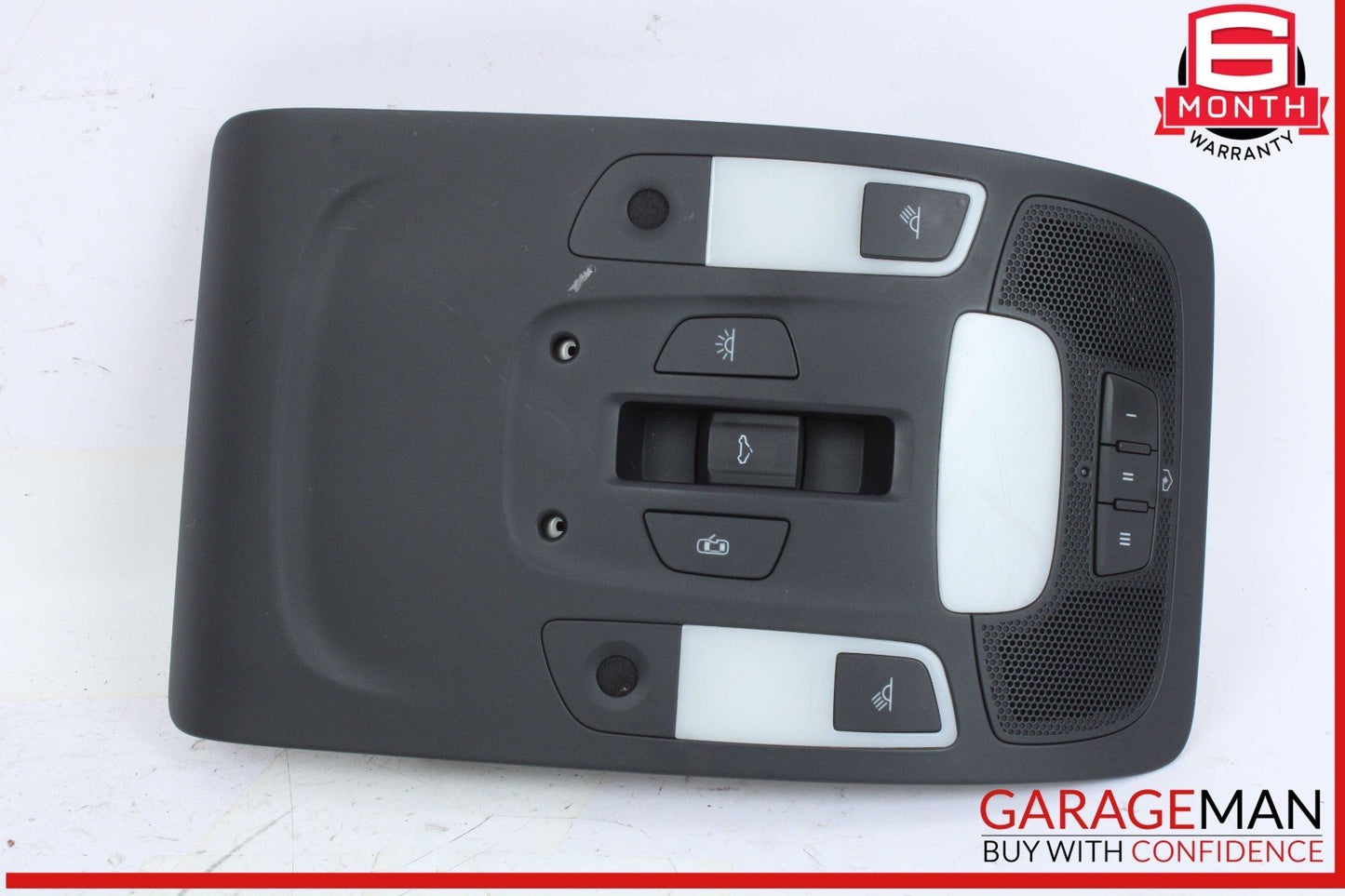 12-18 Audi A6 A7 Front Overhead Upper Interior Dome Light Lamp Black OEM