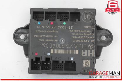 08-18 Mercedes X204 GLK350 4MATIC Rear Right Side Door Control Module OEM