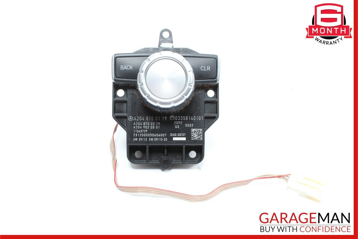 12-15 Mercedes W204 C250 E400 Console Head Unit Controller Knob Multi Switch OEM