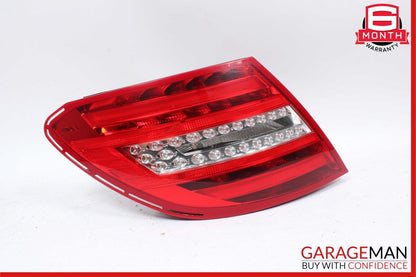 12-14 Mercedes W204 C250 C300 Rear Left Driver Side Taillight Tail Light Lamp