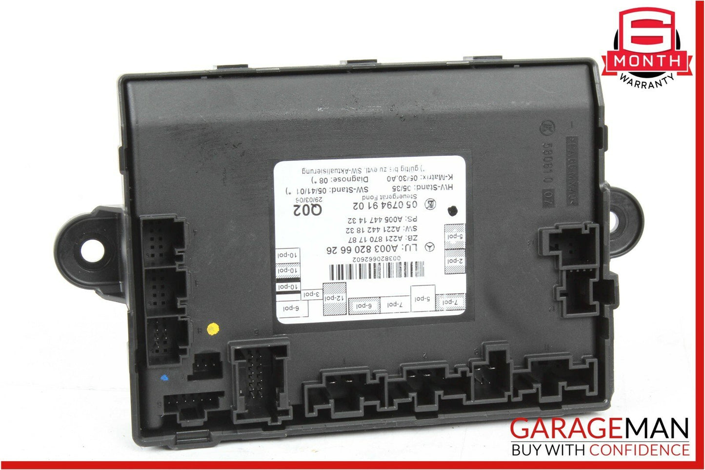 07-09 Mercedes W221 S550 Rear Left or Right Side Door Controller Module Unit OEM