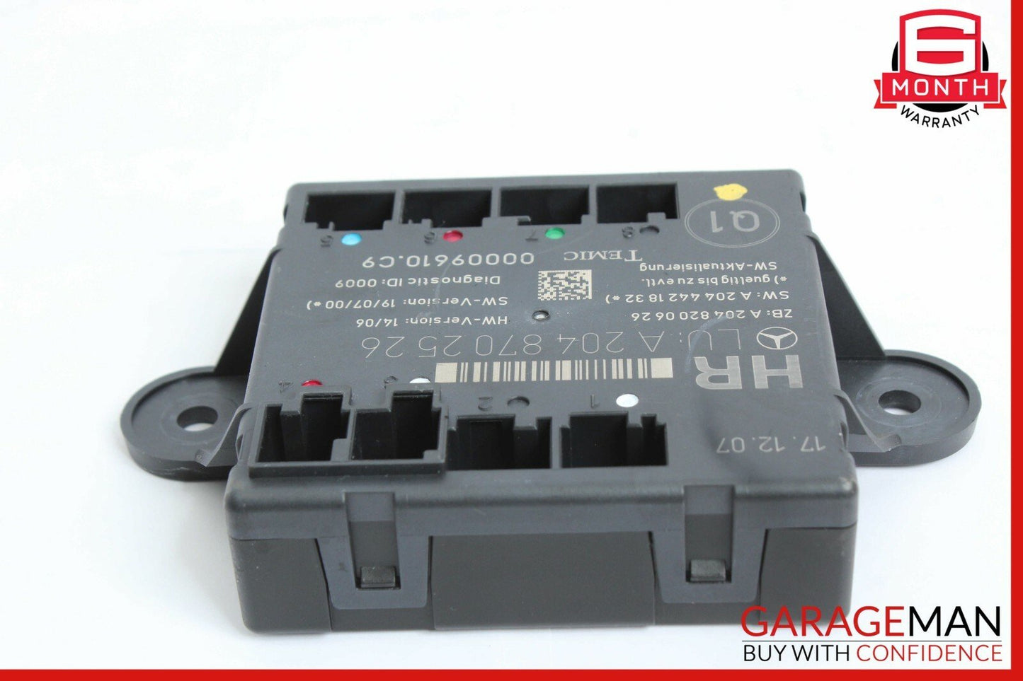 08-14 Mercedes W204 C300 C350 Rear Right Side Door Control Module 2048702526 OEM