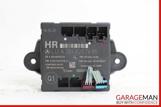 08-11 Mercedes W204 C300 C350 Rear Right Passenger Side Door Control Module OEM