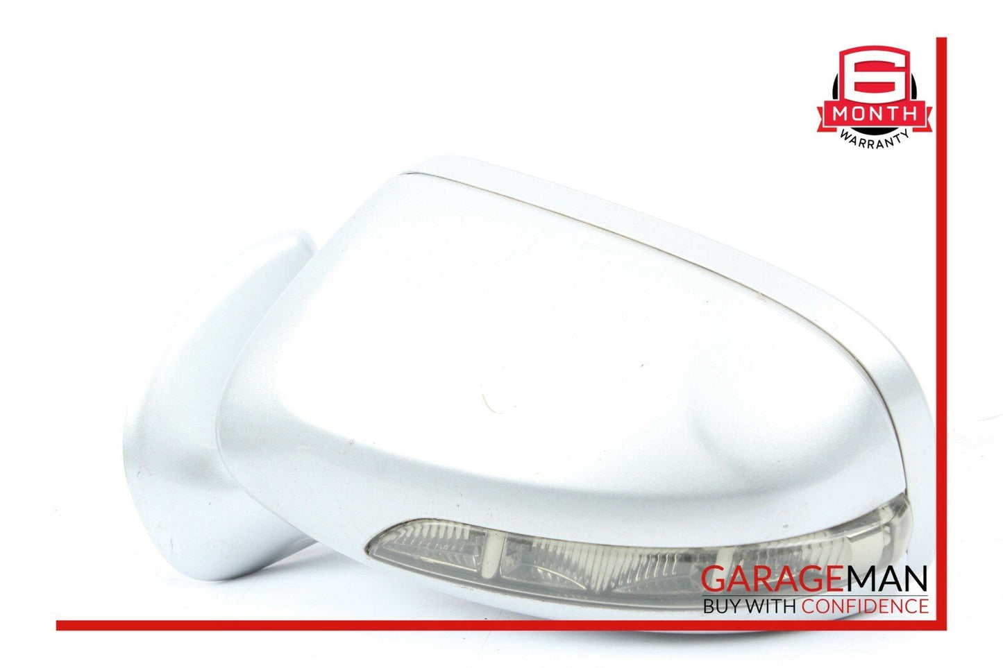 07-09 Mercedes W211 E550 E63 AMG Front Left Side Mirror Door Rear View Silver