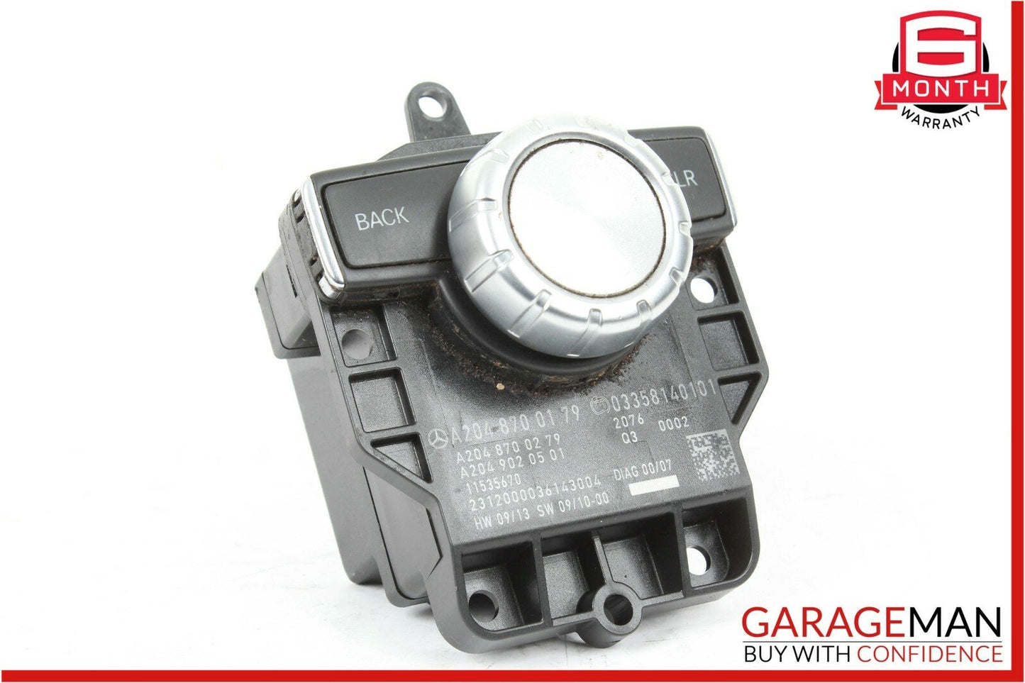 12-14 Mercedes W204 C250 Center Console Comand Controller Knob Multi Switch OEM