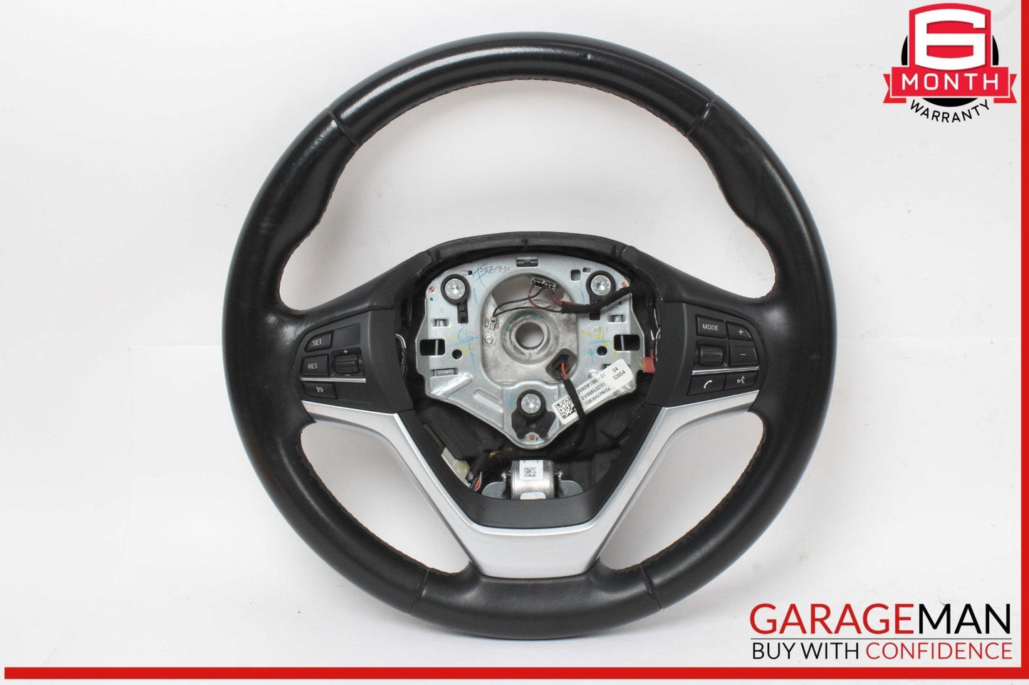 14-18 BMW X5 F15 Steering Wheel Leather 2460561385 OEM