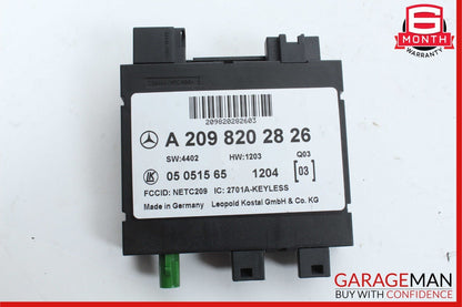 03-09 Mercedes W209 CLK500 CLK550 CLK55 Antenna Keyless Module Unit