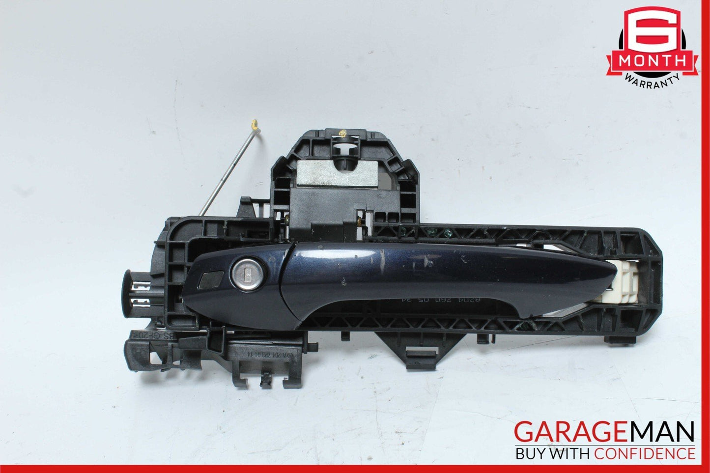 08-14 Mercedes W204 C300 Front Left Driver Side Exterior Door Handle Blue OEM