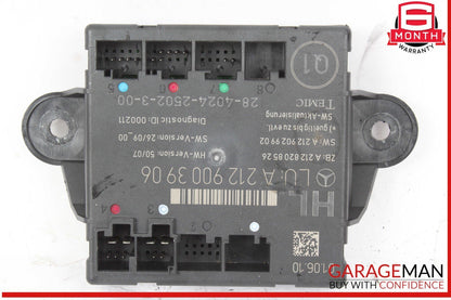08-18 Mercedes W212 E550 C300 CLS550 Rear Left Side Door Control Module OEM