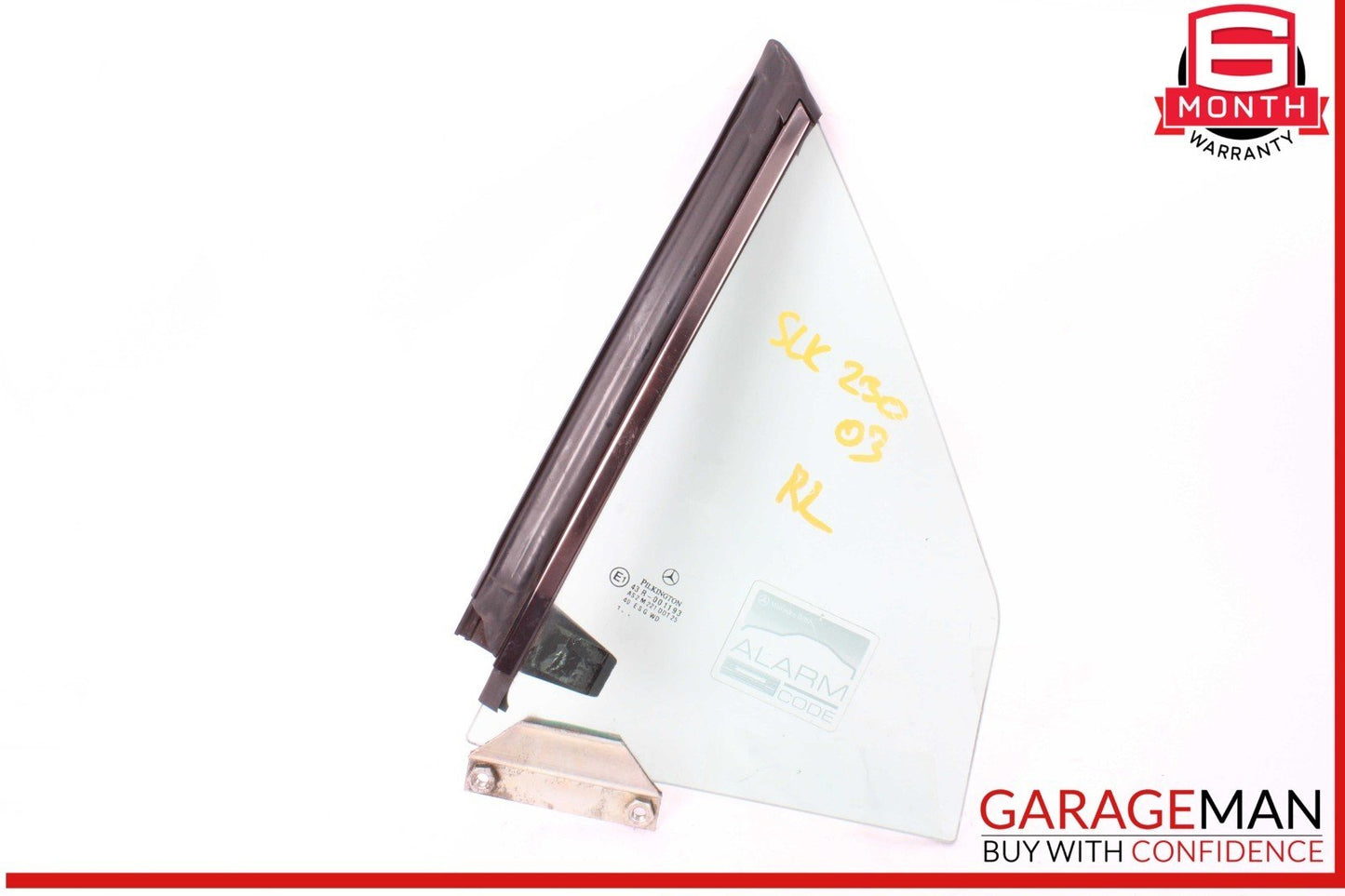 97-04 Mercedes R170 SLK230 SLK320 Rear Left Driver Side Quarter Window Glass OEM