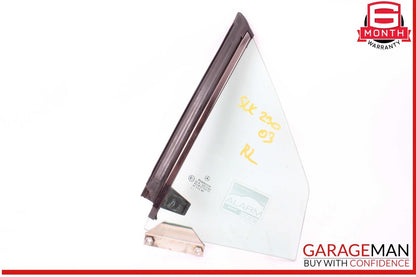 97-04 Mercedes R170 SLK230 SLK320 Rear Left Driver Side Quarter Window Glass OEM