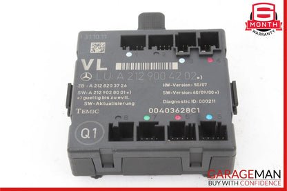 08-18 Mercedes E350 E400 C250 SLK350 Front Left Side Door Control Module Unit