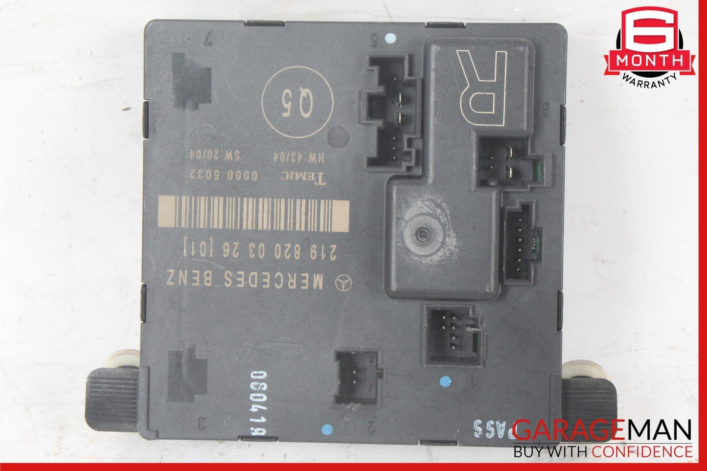 06-11 Mercedes W219 CLS550 CLS500 Rear Right Door Control Module 2198200326 OEM
