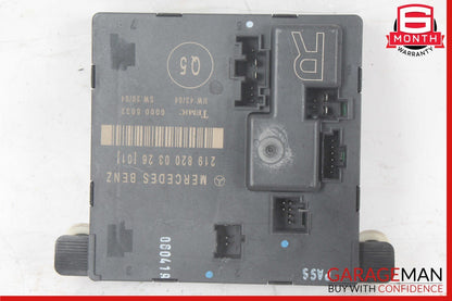 06-11 Mercedes W219 CLS550 CLS500 Rear Right Door Control Module 2198200326 OEM