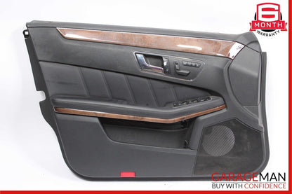 10-13 Mercedes W212 E350 E550 Front Left Interior Door Panel Cover Assembly OEM