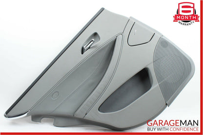 06-11 Mercedes W219 CLS500 CLS550 Rear Left Interior Door Panel Trim Gray