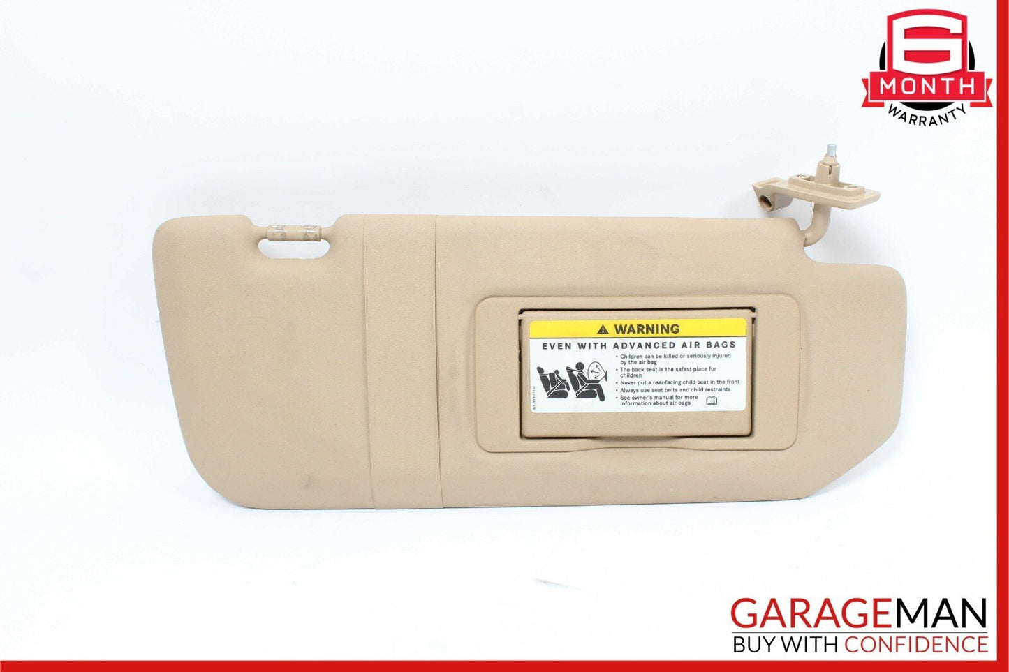 09-13 Mercedes W251 R320 R500 Front Right Side Sun Visor Sun Shade Brown OEM