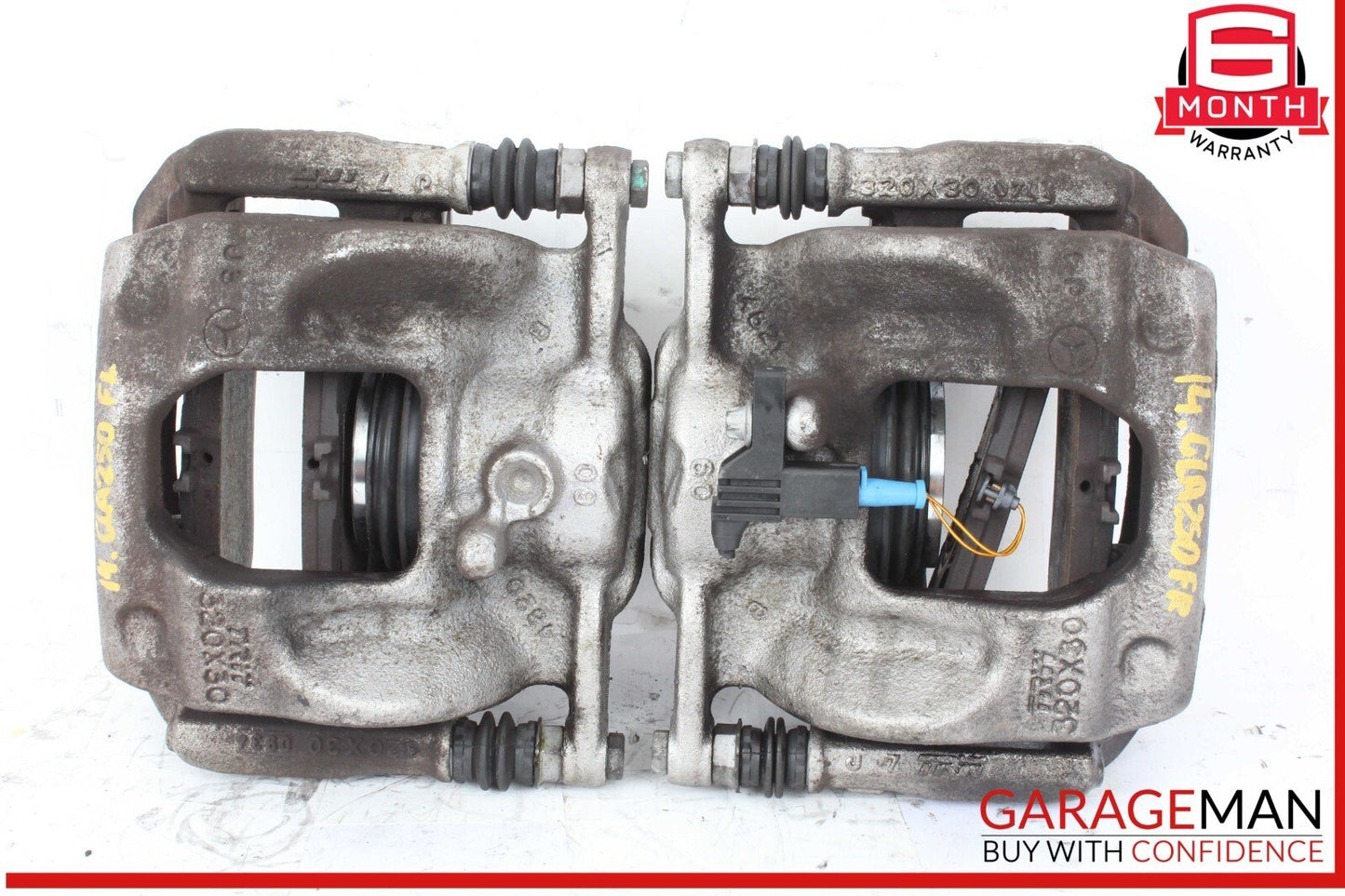 14-19 Mercedes W117 CLA250 Front Right & Left Side Brake Caliper Calipers Set