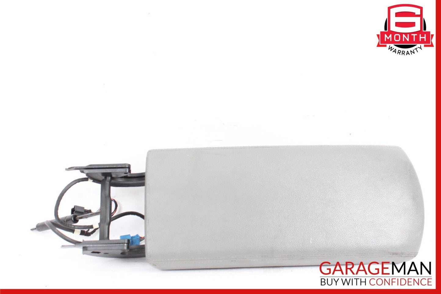03-06 Mercedes R230 SL500 Center Console Arm Rest Armrest Storage Cover Gray