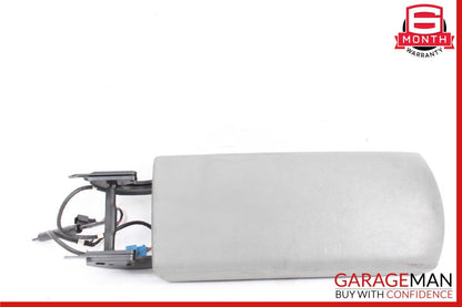 03-06 Mercedes R230 SL500 Center Console Arm Rest Armrest Storage Cover Gray
