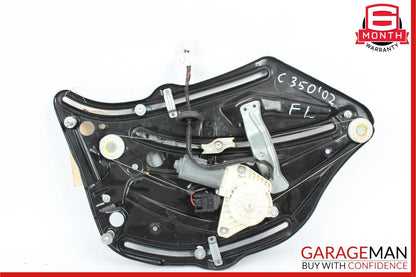 10-16 Mercedes W207 E350 E400 Rear Left Window Regulator Motor Plate Frame Assy