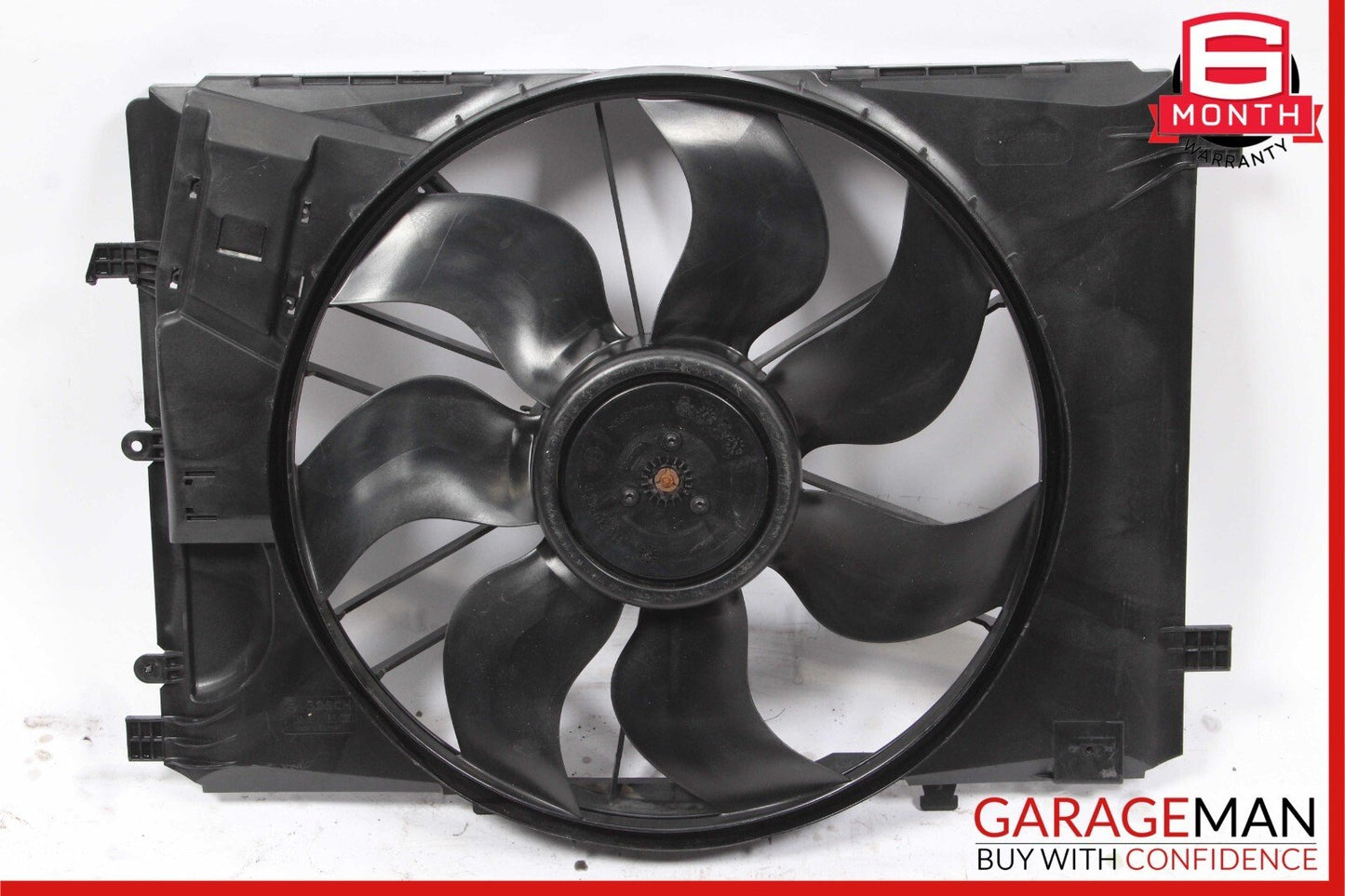 08-18 Mercedes GLK350 E350 C350 Engine Radiator Cooling Fan Motor Shroud Assy