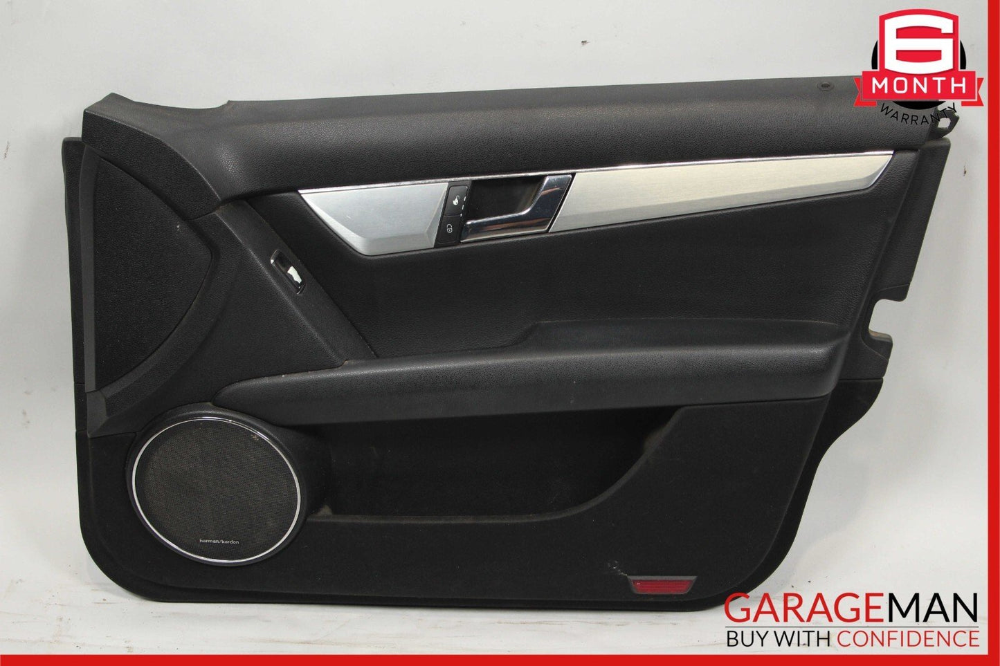 08-11 Mercedes W204 C300 Front Right Passenger Side Interior Door Panel Black