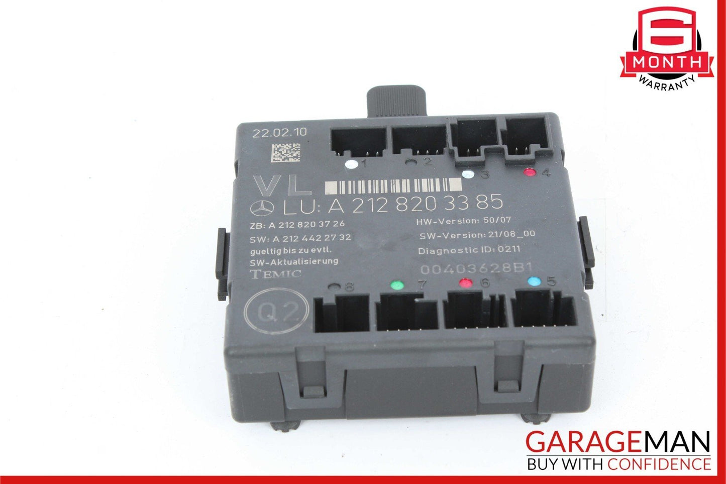 08-18 Mercedes W212 E350 E400 SLK350 Front Left Side Door Control Module Unit