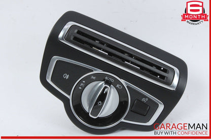 15-20 Mercedes W205 C300 C400 GLC300 Dash Headlight Switch Control Module OEM