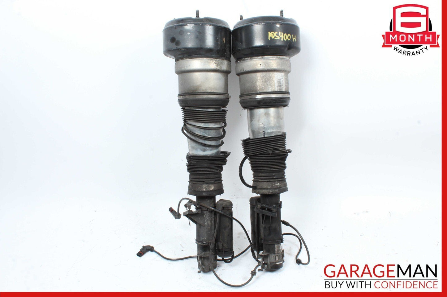 07-13 Mercedes W221 S400 Front Side Airmatic Air Shock Strut Arnott Set OEM