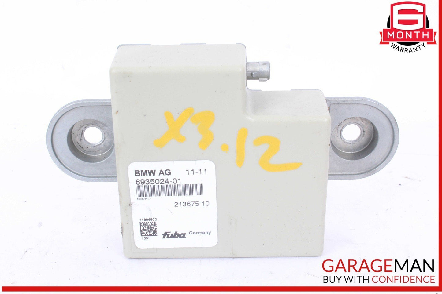 11-17 BMW X3 Rear Antenna Backup Control Module Unit 6935024 OEM