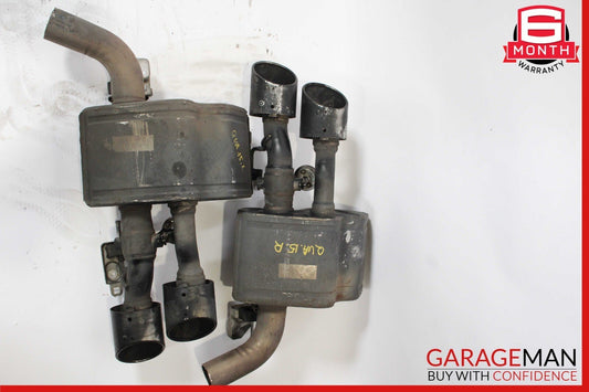 14-17 Maserati Quattroporte Rear Right & Left Exhaust Muffler Dual Tip OEM