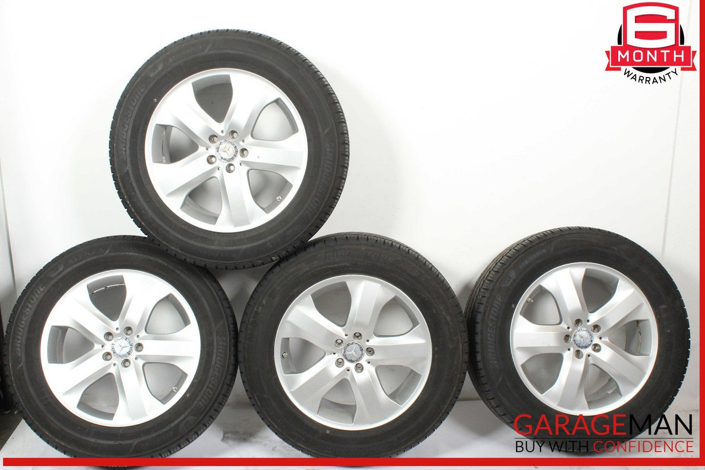 09-12 Mercedes X164 GL450 Complete Wheel Tire Rim Set 8.5Jx19H2 OEM